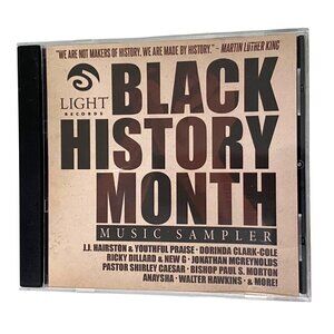 Light Records Black History Month Music Sampler CD African American Gospel Music